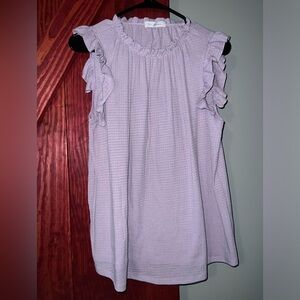 Sleeveless Ruffled Top